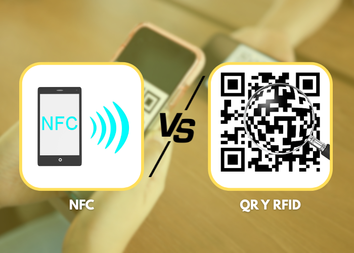 Comparativa NFC vs códigos QR o RFID